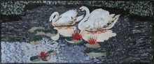 AN1199 Swan and Lotus in Motion  Mosaic