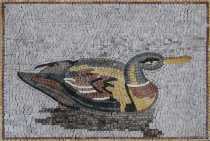 AN860 Duck Lake Double Border Home  Mosaic