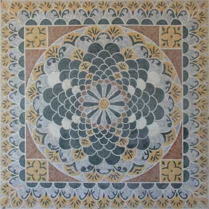 Mandala Mosaic Floor Rug