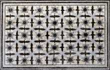 CR115 B&W floral design Mosaic