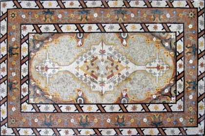 CR169 Artistic multi design carpet Mosaic