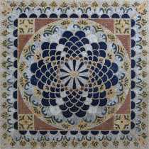 GEO2699 Square Majestic Oriental Arabesque  Mosaic