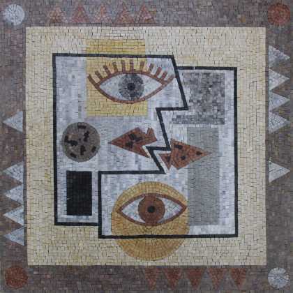 Geometrical Mural Mosaic