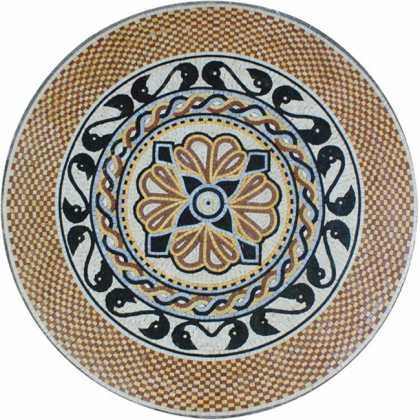 MD1555 Mediterranean Fever Madallion Mosaic