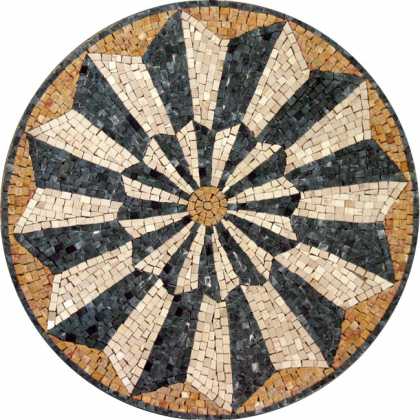 MD480 big compass flower design Mosaic