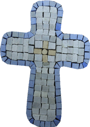 Mini Cross Accent Motif Mosaic