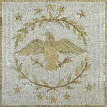 Eagle Emblem Square Mosaic