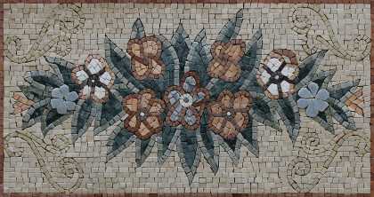 Flower Bouquet Mosaic Decorative Tile