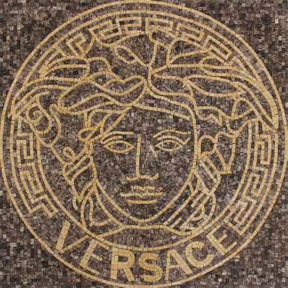 Medusa Logo Luxury Decor Marble Mosaic 